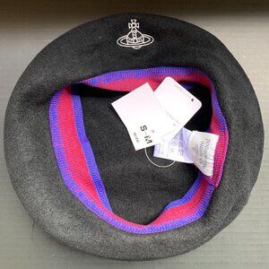 Vivienne Westwood Classic Logo Wool Beret